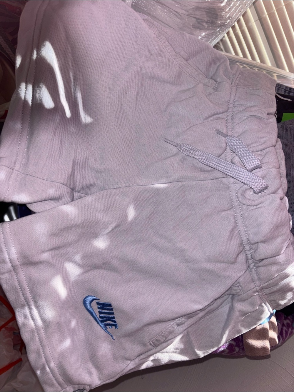 Nike Youth Baby Blue Athletic Shorts Size M